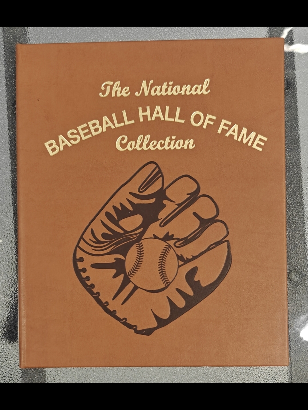 Graphic Image Sports Illustrated:Baseball  Hall Of Fame- Leather Bound Tan